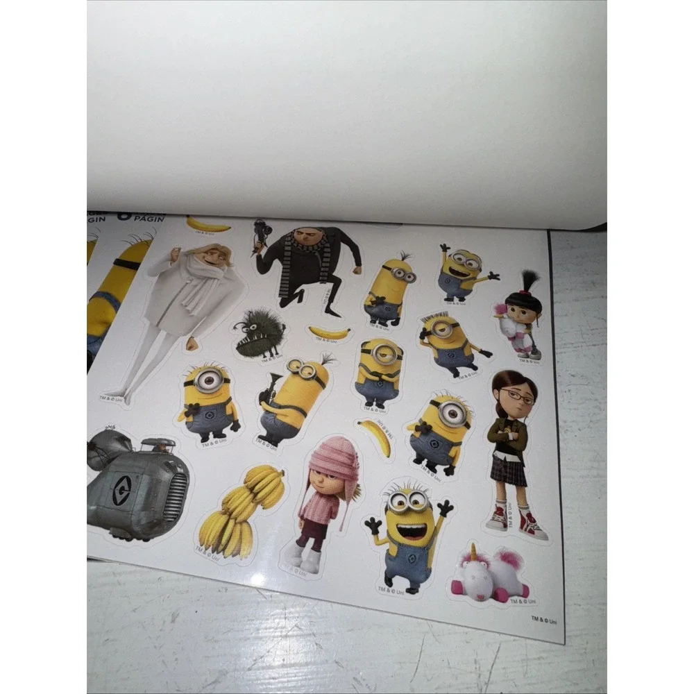 Lot Of 6 Booklets Minions Despicable Me 3 Sticker Book 600 Stickers Party Favors
